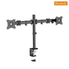 Dual LCD monitor desk mount fits 13'' to 27'' LDT07-C024