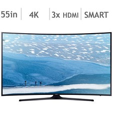 LED Television 55'' UN55KU6490 Curved 4K UHD Smart LED Samsung