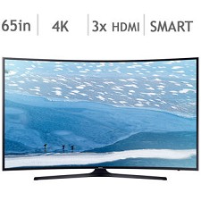 LED Television 65'' UN65KU6490 Curved 4K UHD Smart LED Samsung