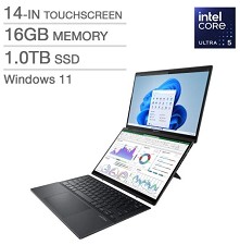 Asus ZenBook DUO 14'' Ultra5 125H 1TB SSD 16GB RAM Win 11 UX8406MA