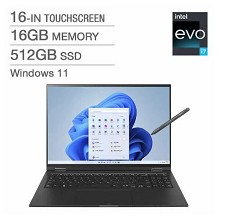 LG GRAM 16'' Tactile i7-1360P 512GB 16GB Win11 16Z90R-H.AA75A9 fr-en