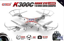 Drone Quadricoptre Drone-K300C Hawk eye 6 axe