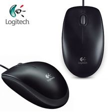 Wired Optical mouse  810-002182 B100 Logitech Black