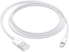 Cble USB  Lightning 1.8M Recharge/Sync Certifi Apple - Blanc