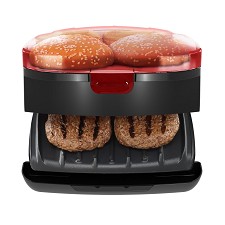 George Foreman GR1036BTR 5-Minute Burger Grill 2 in 1 