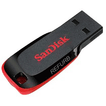 SanDisk Cruzer Blade USB Flash Drive (refurb) - 32GB