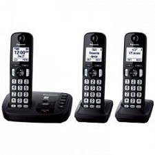Cordless telephone KX-TG443K6.0 answering black