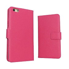 Book Case Cover for Apple Iphone 5 - Pink