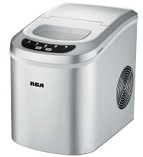 RCA ICE101 Portable Ice Maker Produce 26 Pounds of ice - Silver